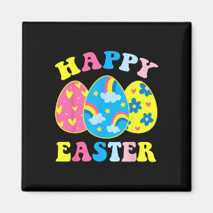 Frohe Ostern Lustiges Ostereier Suchen Osterhase  Magnet