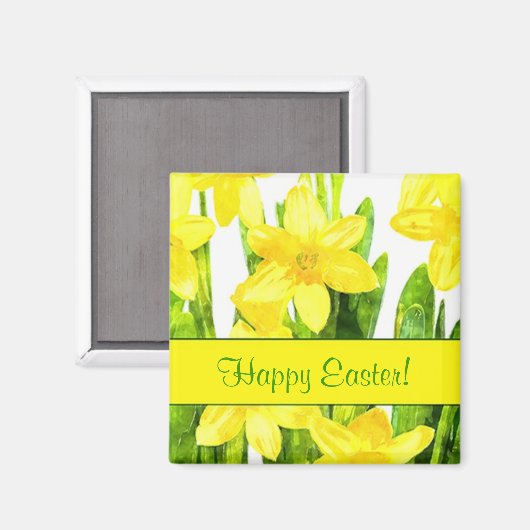 Frohe Ostern! Magnet (Vorderseite/Rückseite)