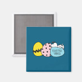 Frohe Ostern Magnet (Vorderseite/Rückseite)