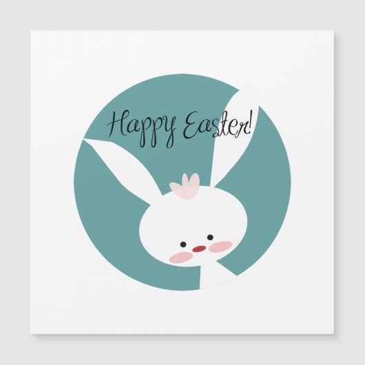 Frohe Ostern Magnetkarte (Vorderseite)