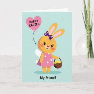 Frohe Ostern Mein Freund Karte