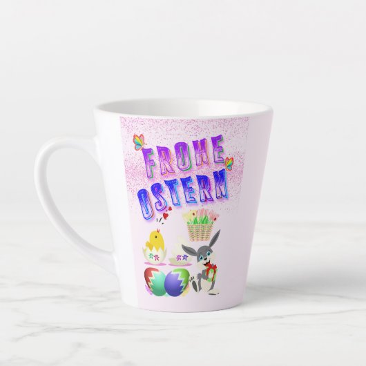 Frohe Ostern Milchtasse (Links)