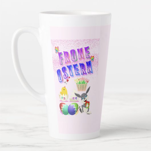 Frohe Ostern Milchtasse (Links)