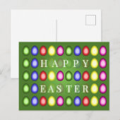 Frohe Ostern mit fröhlicher Ostereierjagd! Postkarte (Vorne/Hinten)