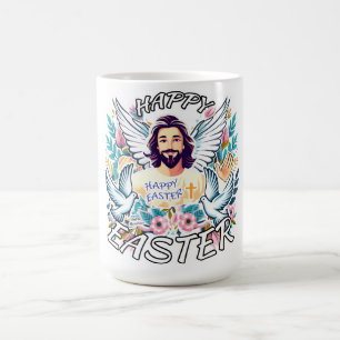 Frohe Ostern mit Jesus Kaffeetasse