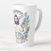 Frohe Ostern mit Jesus Milchtasse (Rechte Ecke)