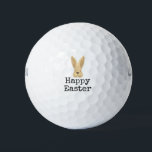 Frohe Ostern mit Kaninchenbasen Golf Balls Golfball<br><div class="desc">Frohe Ostern mit Kaninchenbasen Golf Balls</div>