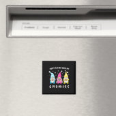 Frohe Ostern mit meinen Gnomen Mädchen Kinder Frau Magnet (In Situ (Geschirrspüler))