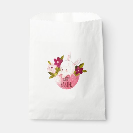 Frohe Ostern mit Osterhase Geschenktütchen (Vorderseite)