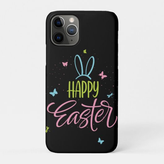 Frohe Ostern mit Schmetterlingen Case-Mate iPhone Hülle (Rückseite)