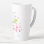 Frohe Ostern mit Schmetterlingen Milchtasse (Rechte Ecke)
