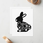 Frohe Ostern Mitteilungskarte (Vorderseite/Rückseite Beispiel)