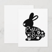 Frohe Ostern Mitteilungskarte (Vorne/Hinten)