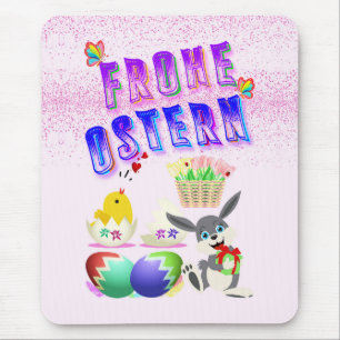 Frohe Ostern Mousepad