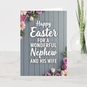 Frohe Ostern Neffe Frau Karte