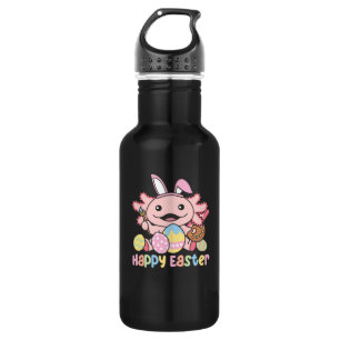 Frohe Ostern Niedlich Axolotl Ostern mit Ostereier Edelstahlflasche