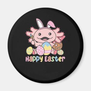 Frohe Ostern Niedlich Axolotl Ostern mit Ostereier Magnet