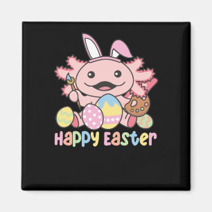 Frohe Ostern Niedlich Axolotl Ostern mit Ostereier Magnet