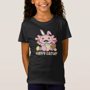 Frohe Ostern Niedlich Axolotl Ostern mit Ostereier T-Shirt