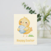 Frohe Ostern! Niedliche Farbe Postkarte (Stehend Vorderseite)
