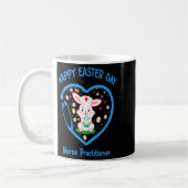 Frohe Ostern Nurse Practitioner Niedliche Krankens Kaffeetasse (Links)