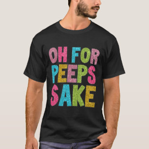 Frohe Ostern Oh Leute Lustiges Ostern Groovy Sak T-Shirt