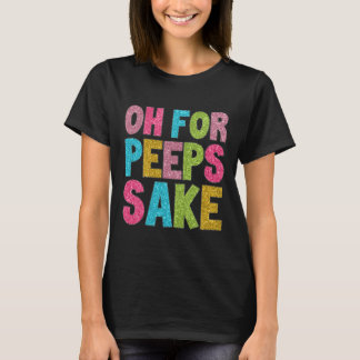 Frohe Ostern Oh Leute Lustiges Ostern Groovy Sak T-Shirt