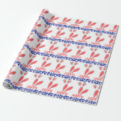 Frohe Ostern Ohren Geschenkpapier (Ungerollt)