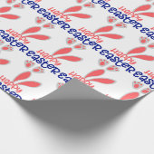 Frohe Ostern Ohren Geschenkpapier (Ecke)