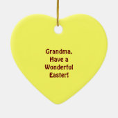 Frohe Ostern! Oma Ornamente Tulips Blume (Hinten)