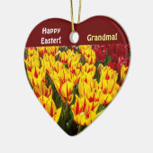 Frohe Ostern! Oma Ornamente Tulips Blume (Links)