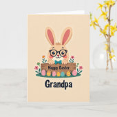 Frohe Ostern Opa Art Karte (Gelbe Blume)