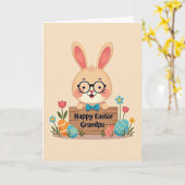 Frohe Ostern Opa Karte (Gelbe Blume)