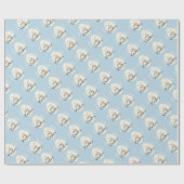 Frohe Ostern, Ostereier Packpapier (Flach)