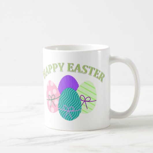 Frohe Ostern Ostereier süß Kaffeetasse (Rechts)