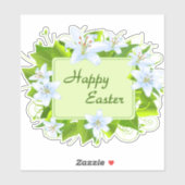 Frohe Ostern, Osterglocken Aufkleber (Blatt)