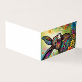 Frohe Ostern - Osterhase in Blumen (Vorderseite)