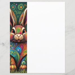 Frohe Ostern - Osterhase in Blumen 2