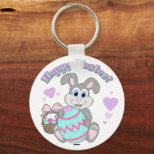 Frohe Ostern! Osterhase Schlüsselanhänger (Vorderseite)