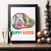Frohe Ostern! Osterinsel Poster