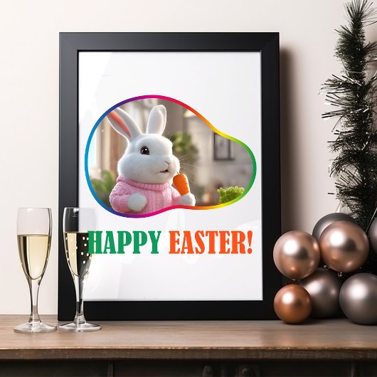 Frohe Ostern! Osterinsel Poster