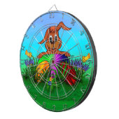 Frohe Ostern! Osterkaninchen Dartscheibe (Vorderseite rechts)