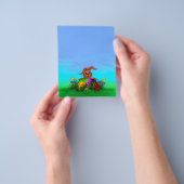 Frohe Ostern! Osterkaninchen Flyer (Gruppe)