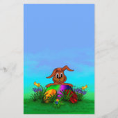 Frohe Ostern! Osterkaninchen Flyer (Hinten)