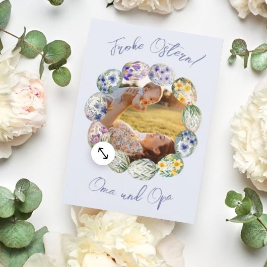 Frohe Ostern Osterkar Karte