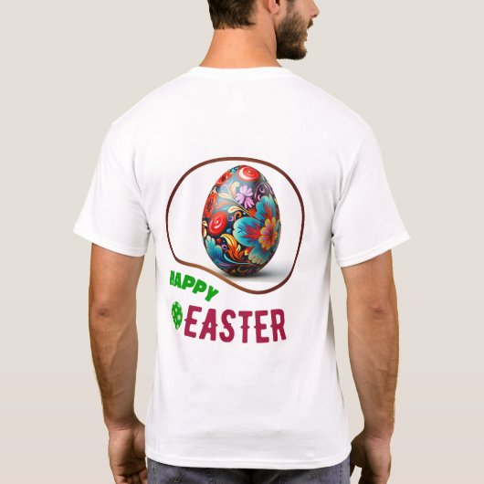 Frohe Ostern - Ostern Essen T-Shirt (Rückseite)