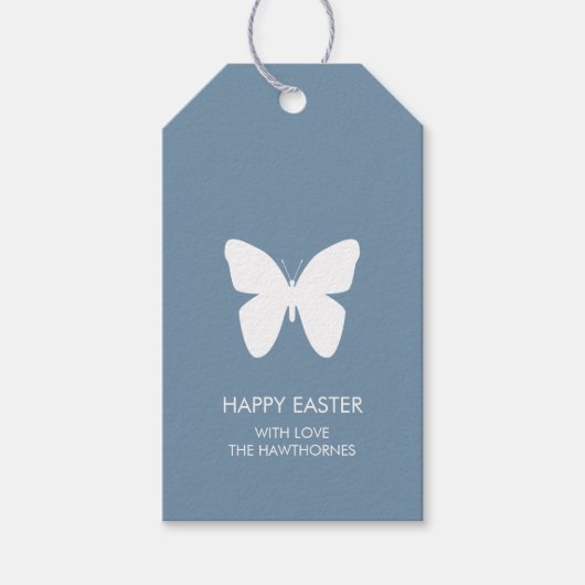 Frohe Ostern Pastell Geschenkanhänger (Vorderseite)