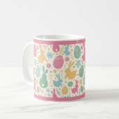 Frohe Ostern Patentante Hase Tasse (Vorderseite Links)