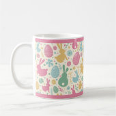 Frohe Ostern Patentante Hase Tasse (Links)