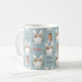 Frohe Ostern- personalisierbare Kaffeetasse (Vorderseite Links)